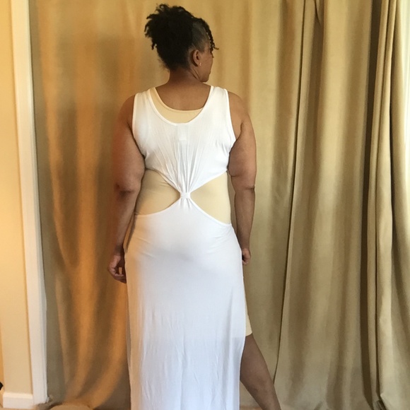 NWT Sexy Split Hem Maxi Dress w/ Cutouts Sz 3XL - Picture 11 of 16